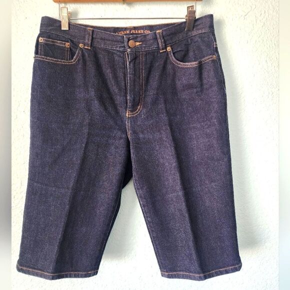 Ralph Lauren Pants - Ralph Lauren Dark Blue Jean Shorts
